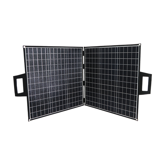 100W ETFE Compact Briefcase-Style Folding Solar Panel with SAE Connectors