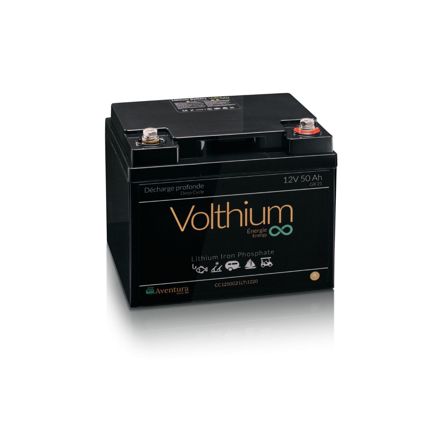 Volthium 12.8V 50Ah Lithium Iron Phosphate Battery