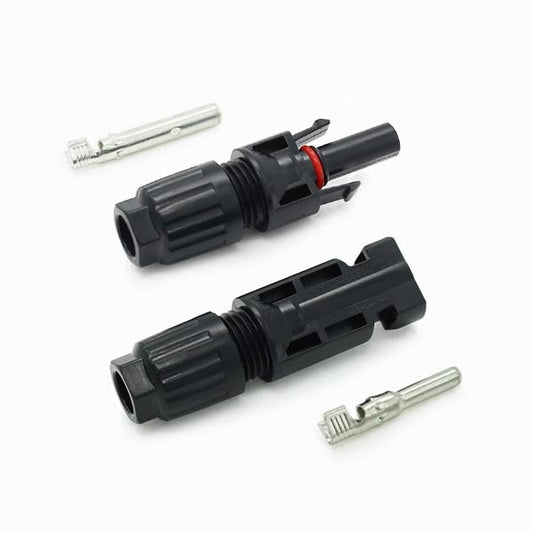 MC4-Style PV Connector Standard - Female and Male Set, Requires Connection Spanner